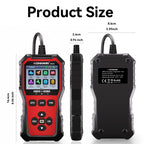 KONNWEI KW340 Car OBD2 Diagnostic Tool CAN EOBD 3in1 Engine Battery Test Read Clear Fault Code Real-Time Data O2 Inspection Tool CM World
