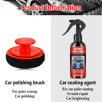 Graphene Nano Ceramic Car Coating Kit - Universal Professional Car Beauty, High Gloss Car Paint Protection, Long-Lasting Gloss CM World