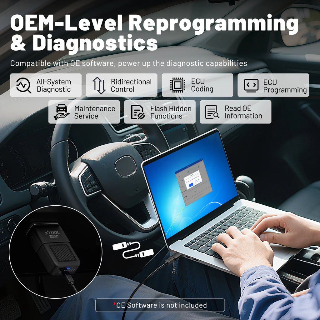 XTOOL XTS500 J2534 ECU Programming Tool 2026 , WIFI , Program ECUs Module with J2534 Pass-Thru, Programmer, OEM Diagnostic Tool