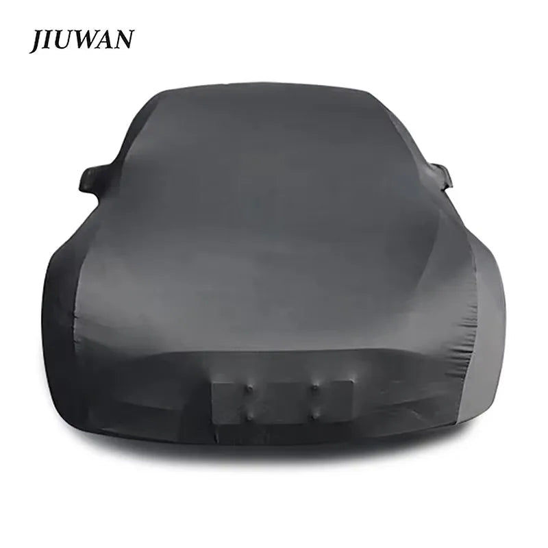 Universal Stretch Car Cover Sunproof Windproof Dustproof Scratch Resistant UV Protection for Sports Car Sedan SUV Beauty Styling CM World