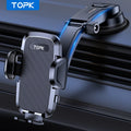 TOPK Car Phone Holder Mount , Upgraded Handsfree Stand, Phone Holder for Car Dashboard, Compatible with iPhone Samsung Android