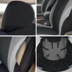 Polyester Fabric Car Seat Covers Rear Seat Backest With 3 Zipper Can Split Universal Size Seat Covers Fit For Most Car SUV Truck