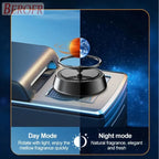 Solar Powered Air Purifier Solar Powered Suspension Planet Car Air Freshener Long Lasting Fragrance Odor Removal Aromatherapy