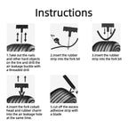 Car Tire Repair Kit Studding Tool with Rubber Strips Tool Puncture Plug Tool Set Glue Free Auto Motorcycle Repair Tire Film Nail CM World