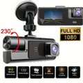 Car Dvr HD 1080P Dash Cam 3Lens Front Inside Rear Wide Angle Loop Recording Night Vision G-sensor Camera Vehicle Accessories
