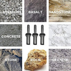 5/10Pcs Wedge and Feather Shims Heavy Duty Stone Splitting Tools for Concrete Rock Stone Splitter Marble Granite Hand Tools CM World