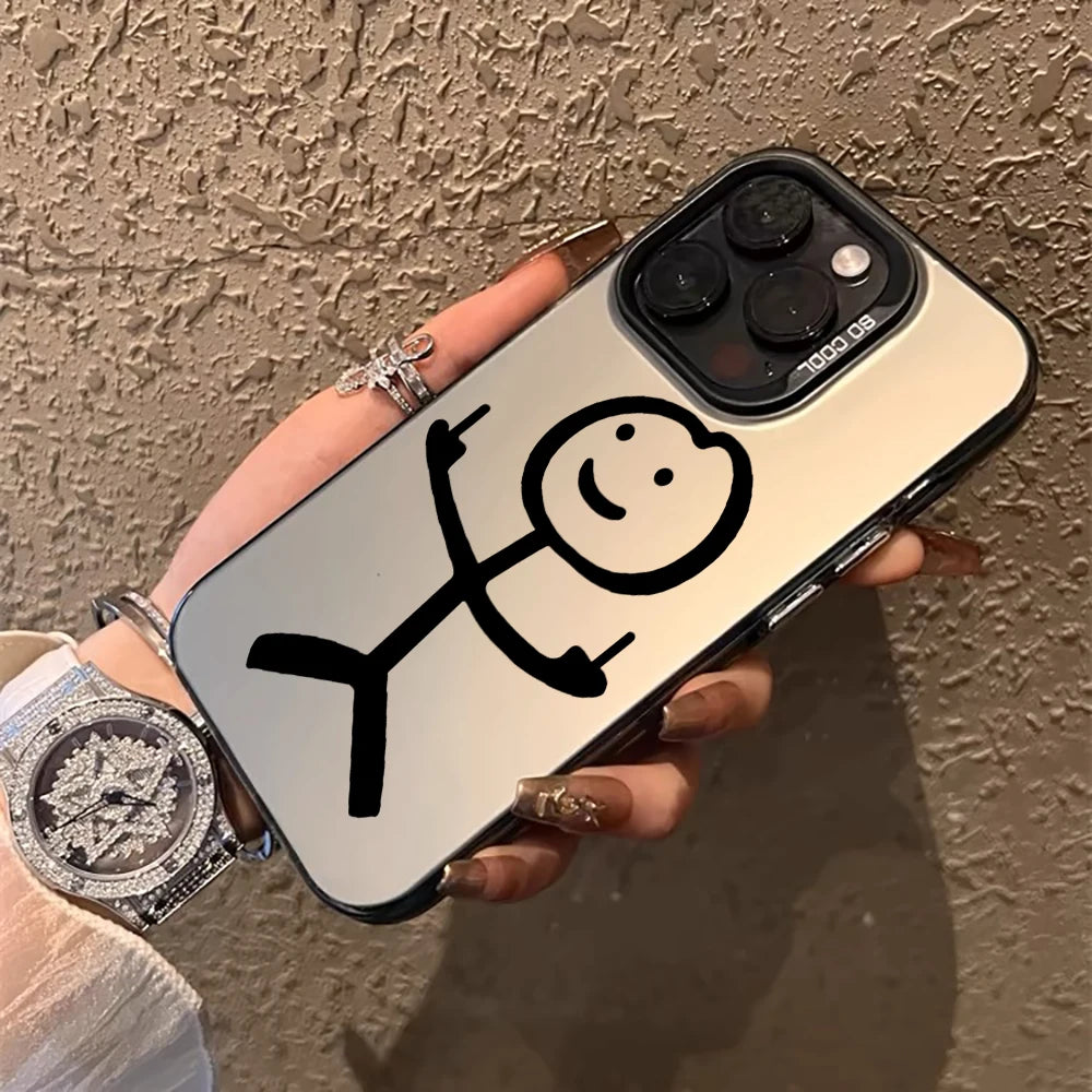 Cute Cartoon Matchman Phone Case For Samsung Galaxy S26 S25 S22 S24 S23 Ultra Plus FE A56 A55 A54 A36 A35 A34 5G Drop IMD Fundas