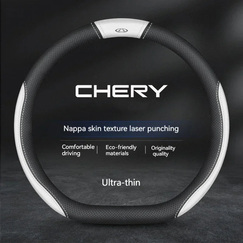 Suitable for Chery Series Arrizo Tiggo 7 4 3 5 Pro 8 Plus Car Suede Steering Wheel Cover Auto Accessories CM World