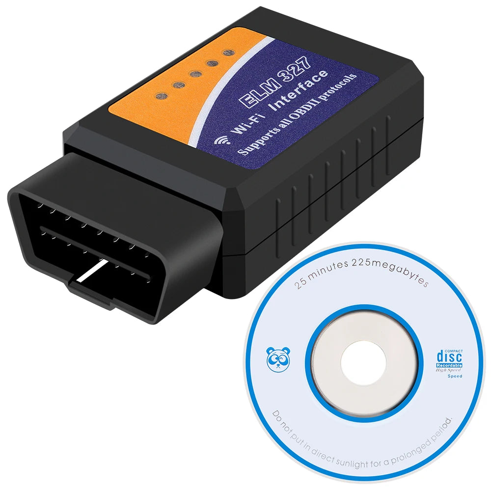 ELM327 WIFI V1.5 OBD2 Scanner OBDII Adapter Car Accessories For IOS Android 1PC Auto Diagnostic Scan Tool Car Fault Code Reader Car Mobile World
