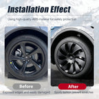 19 Inch 4PCS HubCap for Tesla Model Y Juniper 2025 Performance Replacement Wheel Cap Automobile Full Rim Cover Accessories 2026 CM World