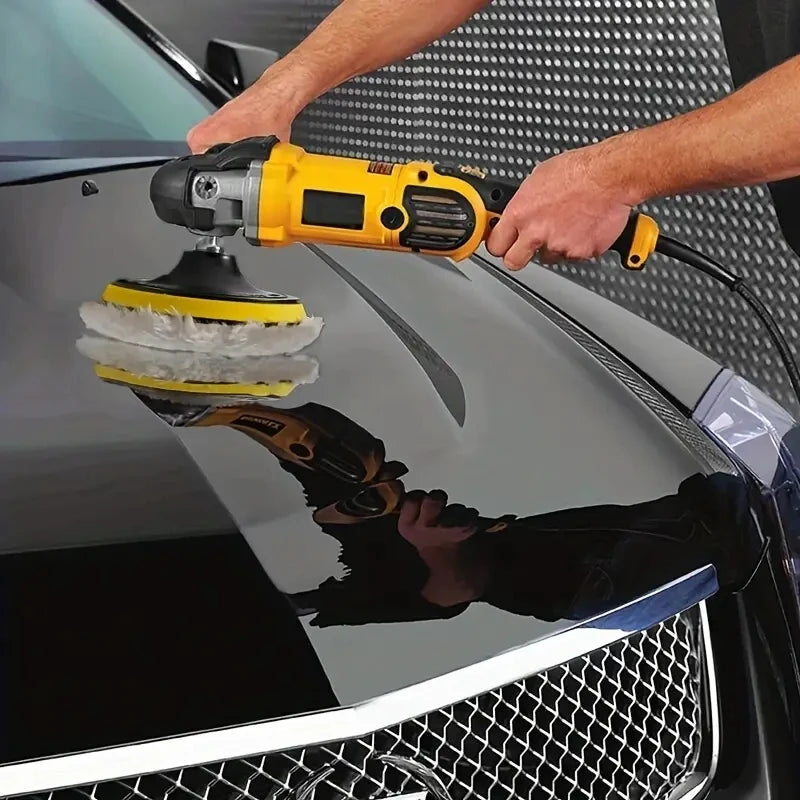 5-piece set of car beauty waxing and polishing disc cleaning brushes CM World