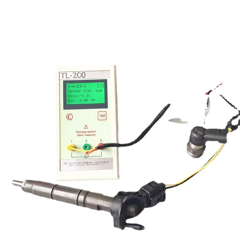 TL-200 CRIN Diesel Common Rail Injector Piezo TR LCR ESR Resistance Capacitance Inductance Tester CM World