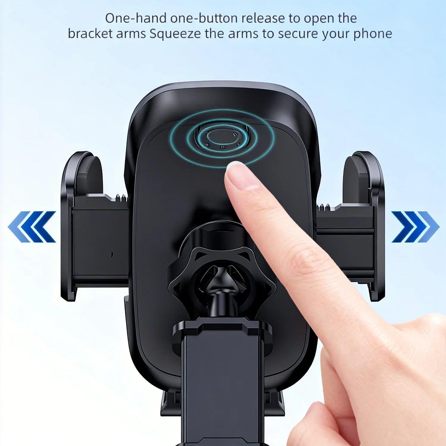Cell Phone Holder Mount Car, Windshield/Dashboard/Window Car Phone Bracket, Suction Cup Phone Mount for Car Truck Compatible CM World