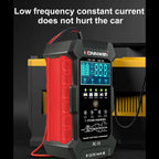 2026 New KONNWEI RC-10 Car Quick Battery Charger 12V 10A 24V 5A Pulse Repair Tool for Car Truck Lead Acid AGM Battery Maintainer