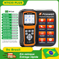 FOXWELL NT630 Plus OBD2 Automotive Scanner Engine Check ABS SRS EPB OIL SAS Calibration OBD2 Code Reader Car Diagnostic Tool Car Mobile World