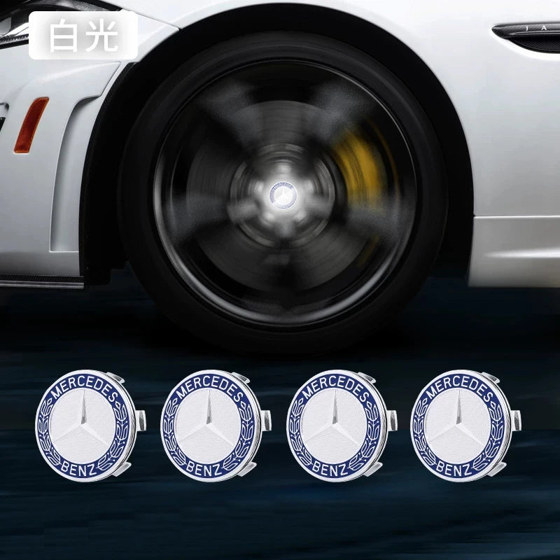 Hub Light Car Floating Illumination Wheel Caps LED Light Center Cover for Mercedes-Benz W177 W205 W206 W213 W214 W216 W222 CM World