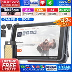 THINKCAR THINKSCAN 689BT All System Car Diagnostic Tool ActiveTest ECU Coding OBD2 Scanner 34 Services CAN FD DoIP Scan Tool Car Mobile World