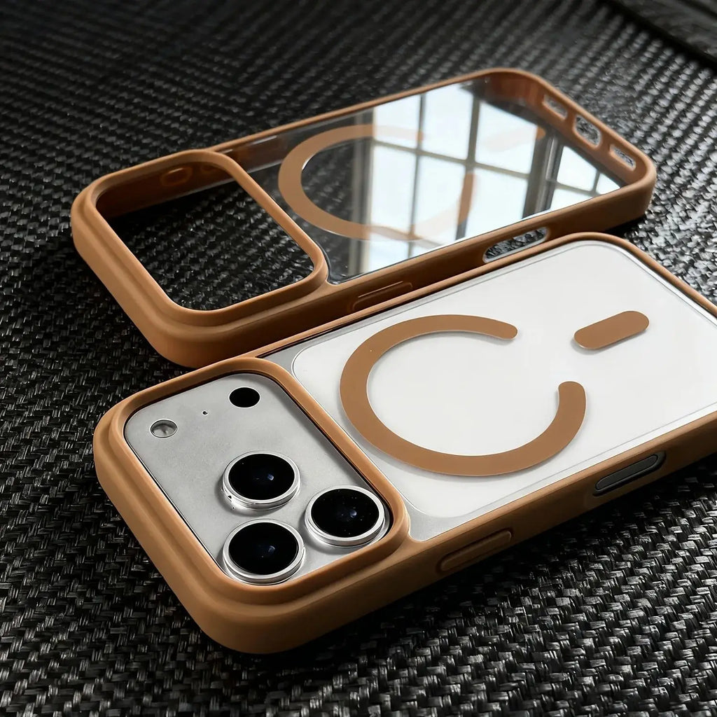 Dark Cherry Ultra-thin Matte Magnetic Charging Phone Case For iPhone 18 17 16 15 14 13 12 Pro Max Magsafe Shockproof Hard Cover