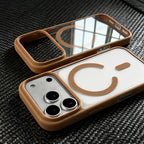 Dark Cherry Ultra-thin Matte Magnetic Charging Phone Case For iPhone 18 17 16 15 14 13 12 Pro Max Magsafe Shockproof Hard Cover