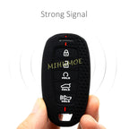 Car 5 Buttons Remote Key Case Keychain Shell Fob For 2020 2021 2022 Hyundai Palisade Elantra Silicone Key Holder Cover CM World