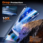 5P Ultra HD Full Coverage Tempered Glass Screen Protectors, Compatible with iPhone 18/18 Pro/18 ProMax/17Pro Max/17/16 Pro Max/16 Pro/16 Plus/16/15 ProMax. Features Anti-fingerprint & Dust-proof Performance, Case-friendly Des