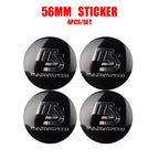 4Pcs 56/60MM Car Wheel Center Caps Badge Stickers Accessories For Mazda Axela Demio Atenza CX5 CX3 CX7 CX30 CX60 CX80 2 3 4 323