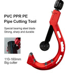 PVC Pipe Cutter Tube Cutter Dual-purpose Alloy Steel Scissor Composite Pipe PPR PE Plastic Hot Melt Pipe Cutting Hand Tools CM World