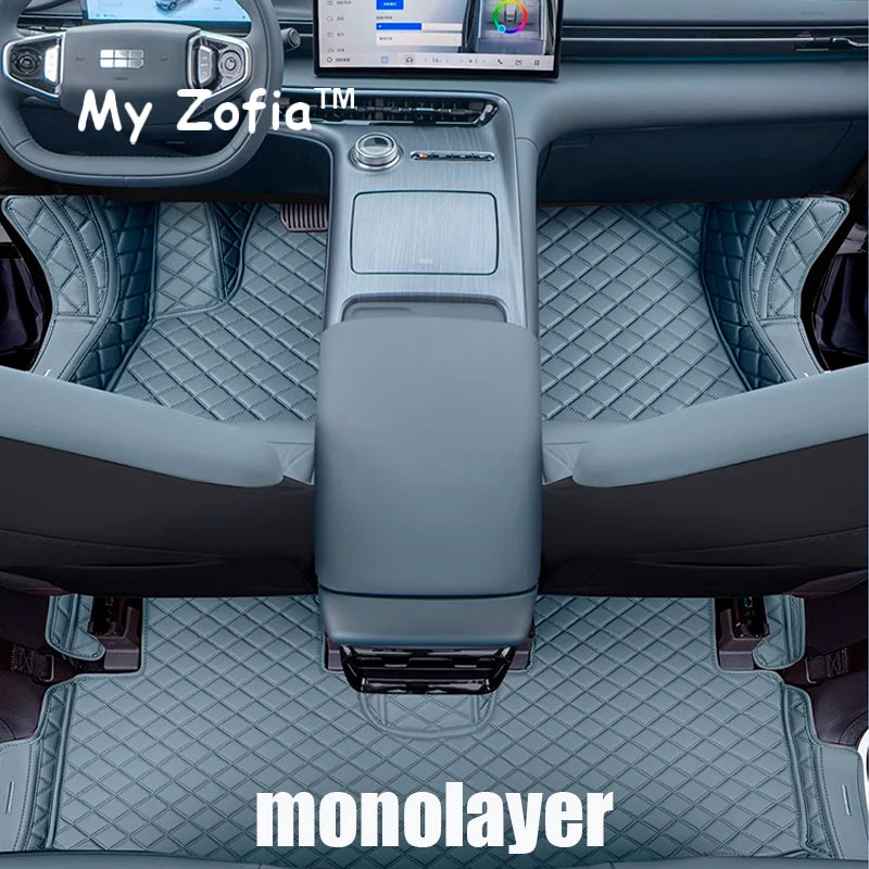 LHD Car Floor Mats For Geely EX5 Galaxy E5 2024 2025 2026 Custom Auto Foot Pads Automobile Carpet Cover Interior Accessories