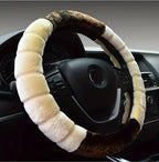 Cute Cartoon Ear Steering Wheel Cover - Warm & Cozy 15 Inch Universal Protector for Women's Car Accessories CM World