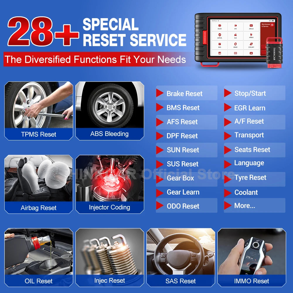 Thinkcar Thinktool Max 2 Automotive Scanner Professional Car Diagnostic Tools CAN-FD Full System Diagnostic Auto OBD2 Scanners