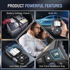 ANCEL OBD2 Scanner VOD700 ABS Bleeding Injector Oil ETC BMS EPB TPMS D.PF Reset for Volvo Car Code Reader Diagnostic Scan Tool Car Mobile World