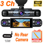New 3/4 Channel Dashcam FHD 1080P Car Driving Camera Black Box Night Vision Loop Recording G-Sensor 24H Parking Guard Mode