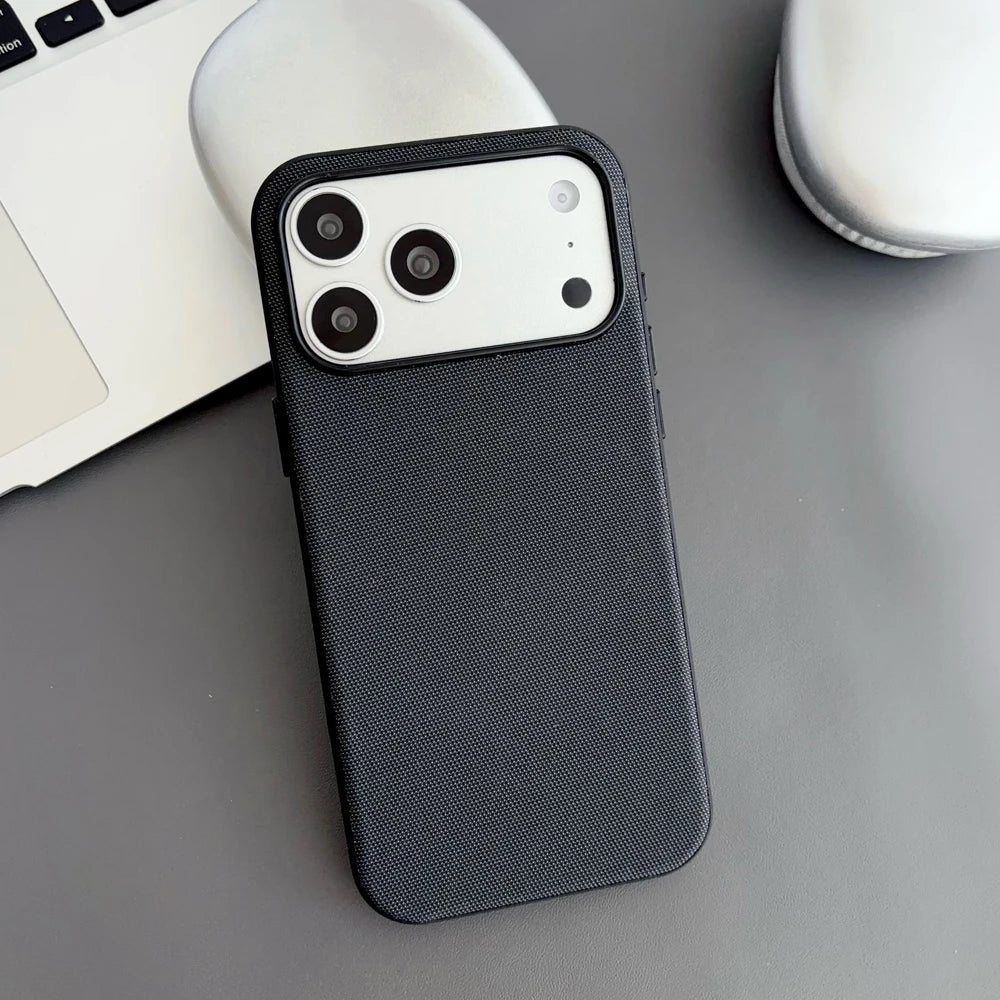Magnetic TechWoven Case For iPhone 18 17 Pro Max 16 15 14 Plus For Magsafe Wireless Charging Technology Woven Shockproof Cover Car Mobile World
