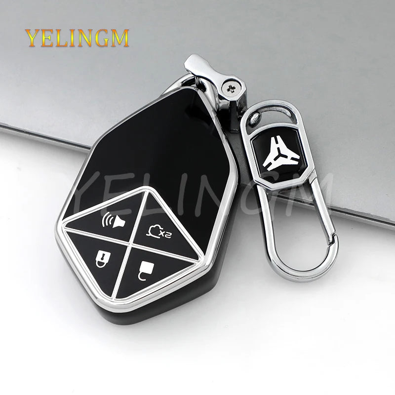 Smart Remote Key Car Key Case Bag For Changan Deepal S7 S07 SL03 S05 G318 2024 2025 Keychain Protective Cover Protection Shell