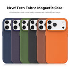 Original Techwoven Fabric For MagSafe Magnetic Phone Case For iPhone 17 Air 16 15 14 13 12 11 Pro Max Soft Shockproof Back Cover