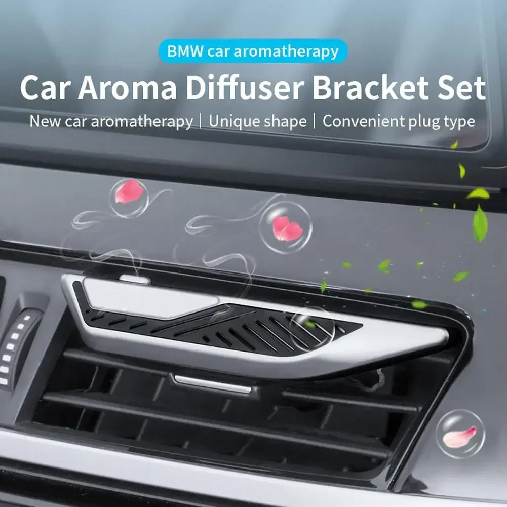 Suitable For BMW Car Mounted Aromatherapy Air Outlet Bracket 3 Series 5 Series X7X6X5X4X3X2X1 Automotive Solid Fragrance For Car CM World