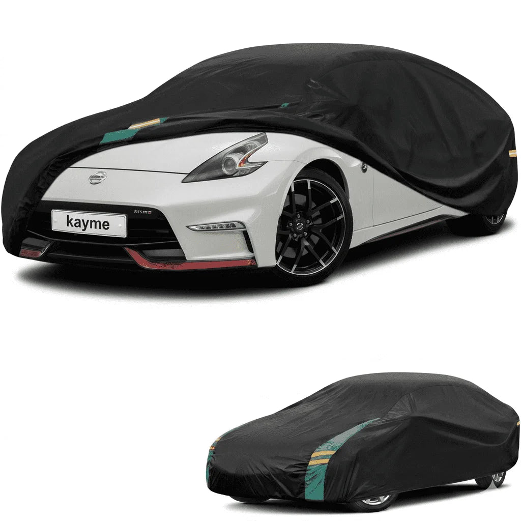 Waterproof UV Car Cover 190T Outdoor Sun Dust Night protection with reflective strips Cover Fit for Telsa Kayme Car Accessories Car Mobile World