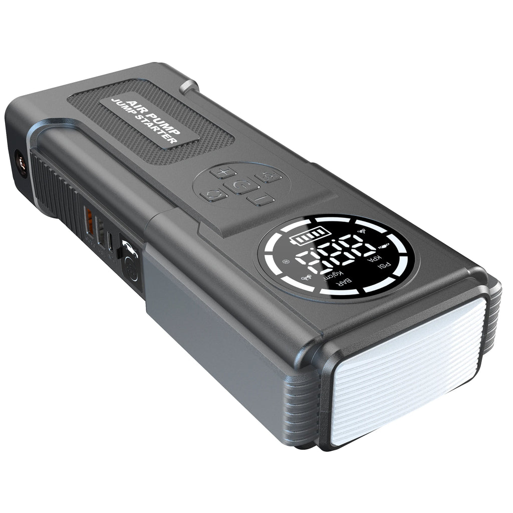 Large Capacity Car Jump Starter Power Bank Portable 150PSI Air Pump Car Battery Emergency Boosters Starting Device Car Starter