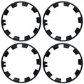 4 pcs Hub Cap Protective Edge Cover, Steel Rim Cover for Tires, Border and Hub Cover Suitable for Tesla Model Y 20-inch
