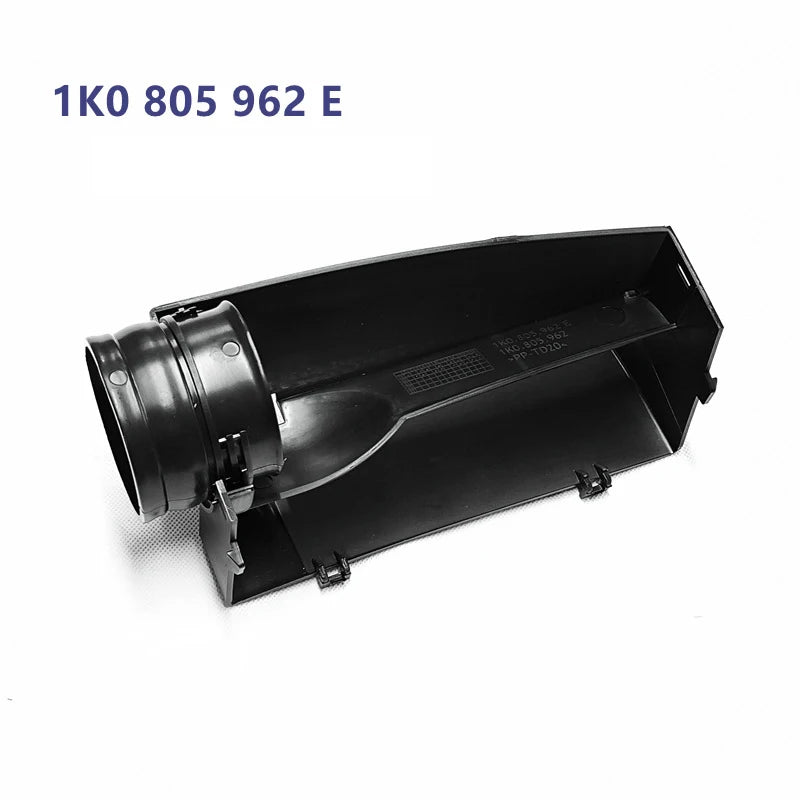 For VW Golf Jetta Mk5 Mk6 Audi A3 3Pcs Air Intake Duct Black Set Car Air Intake Guide Inlet Duct Cover Assembly Car Engine Parts