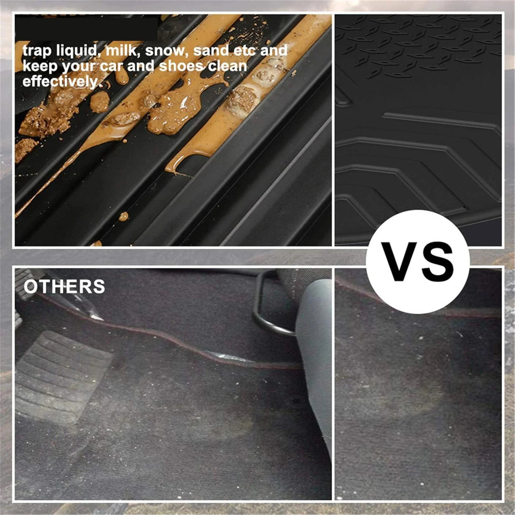 Easy to Clean, All-Weather Use - for Suzuki Jimny 5-Door Car Floor Mats Carpet Automatic Transmission 2024 2025 JB64 JB74