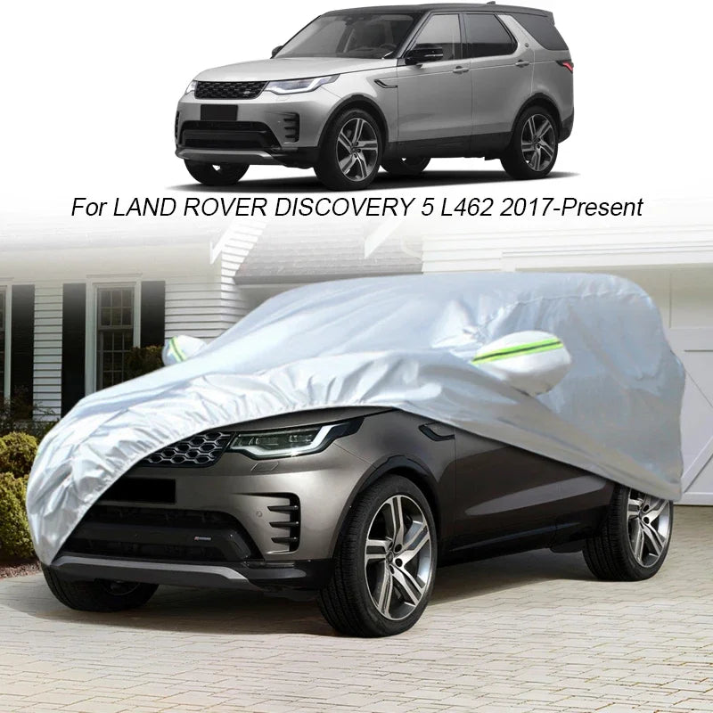 Car Cover Rain Frost Snow Dust Waterproof For Land Rover Discovery Sport Defender Range Rover Evoque Velar Anti-UV Cover Accesso Car Mobile World