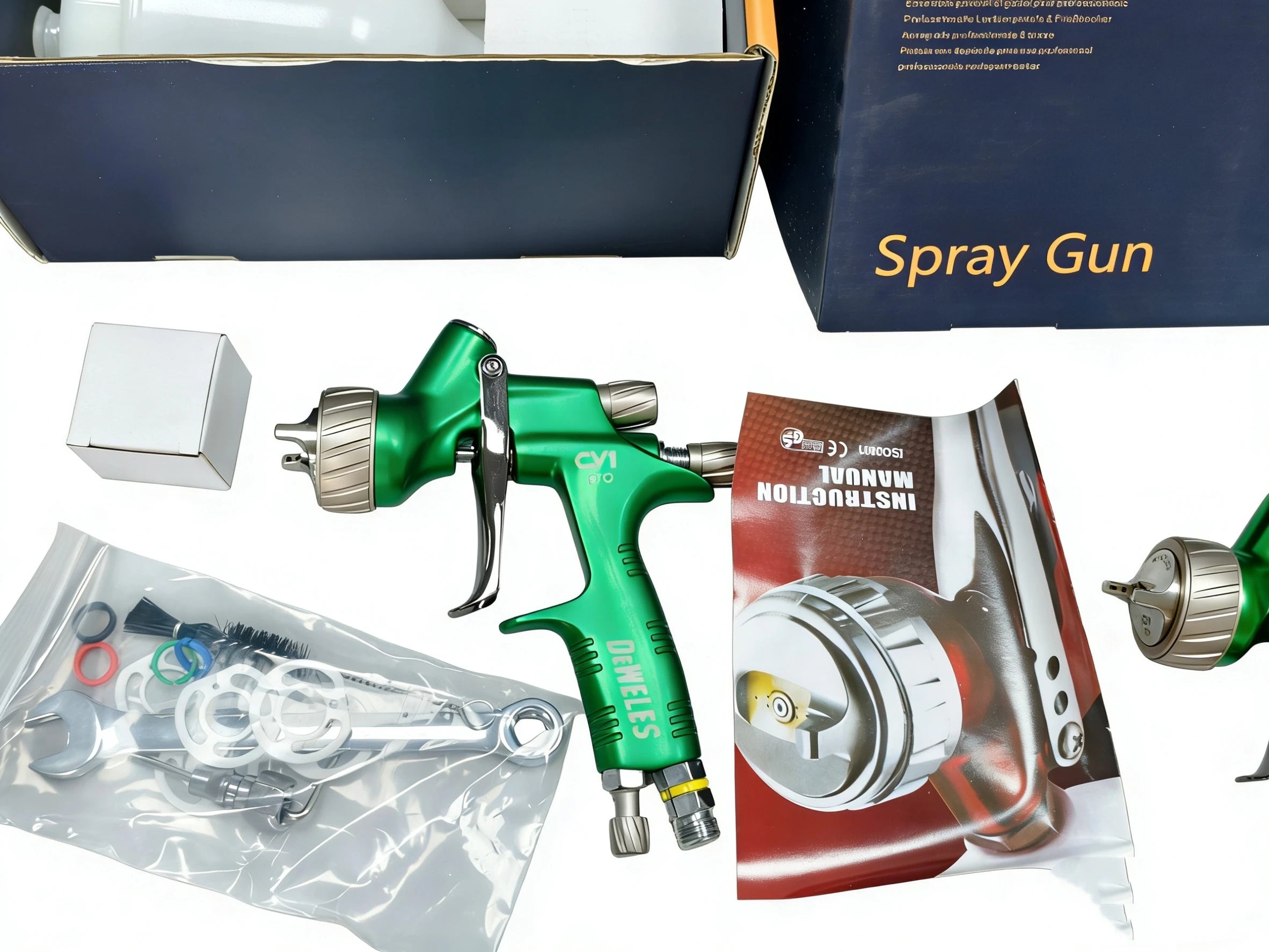 DEWELES CV1 pro Spray Gun 1.3mm Nozzle Professional Automotive Paint Sprayer Car Body Repair Tool CM World