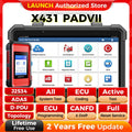 LAUNCH X-431 PAD7 ELITE PAD7 PADVII Car Diagnostic Tools J2534 Smartlink Automotive Scanner Auto Diagnost Online Programming OBD