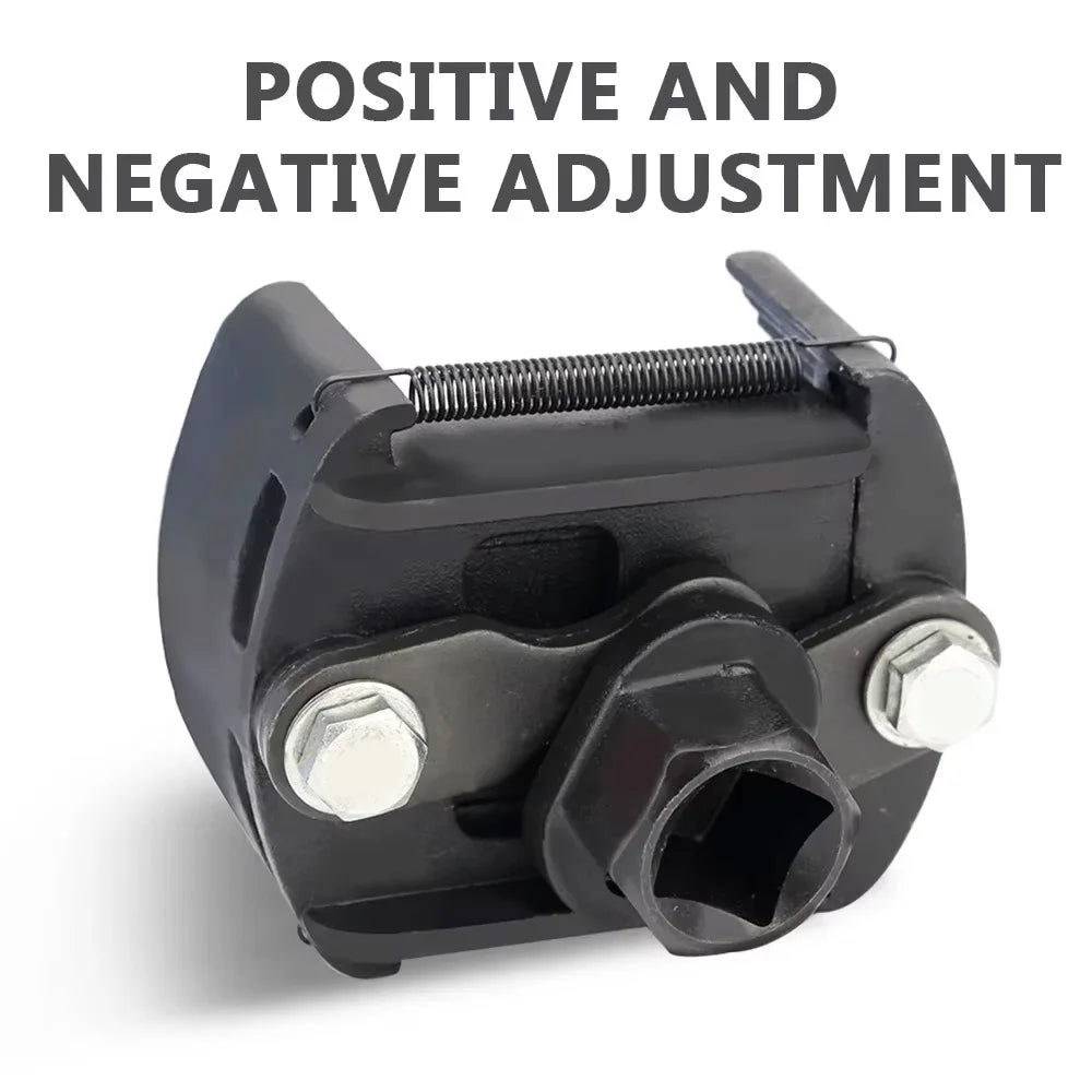 Universal Adjustable Two-Jaws Oil Filter Wrench 60-80mm Steel Remover Fuel Cast Black for Auto Car Motorcycle Maintenance Car Mobile World
