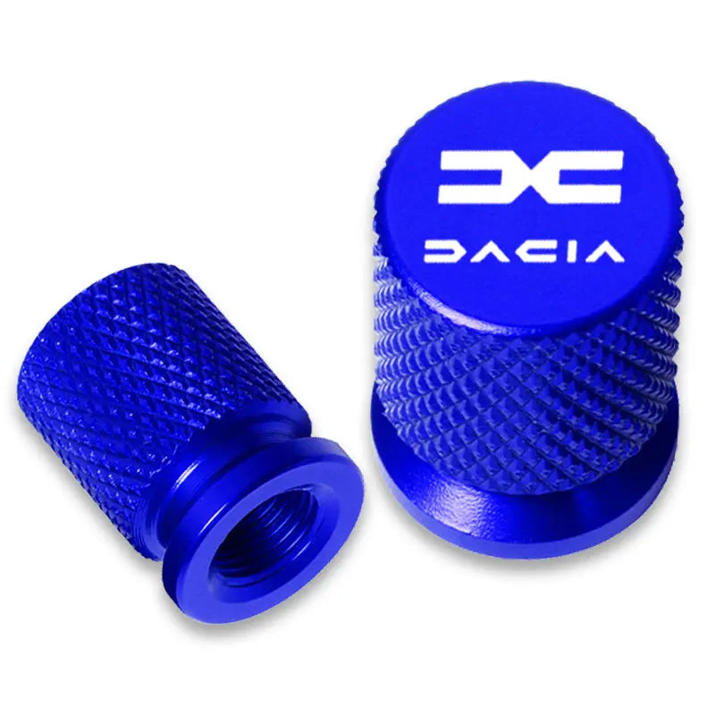 For Dacia Duster Logan Sandero Lodgy Dokker Stepway Mcv 2 Solenza La 4Pcs Metal Car Tire Valve Caps Wheel Dust Cover Accessories CM World