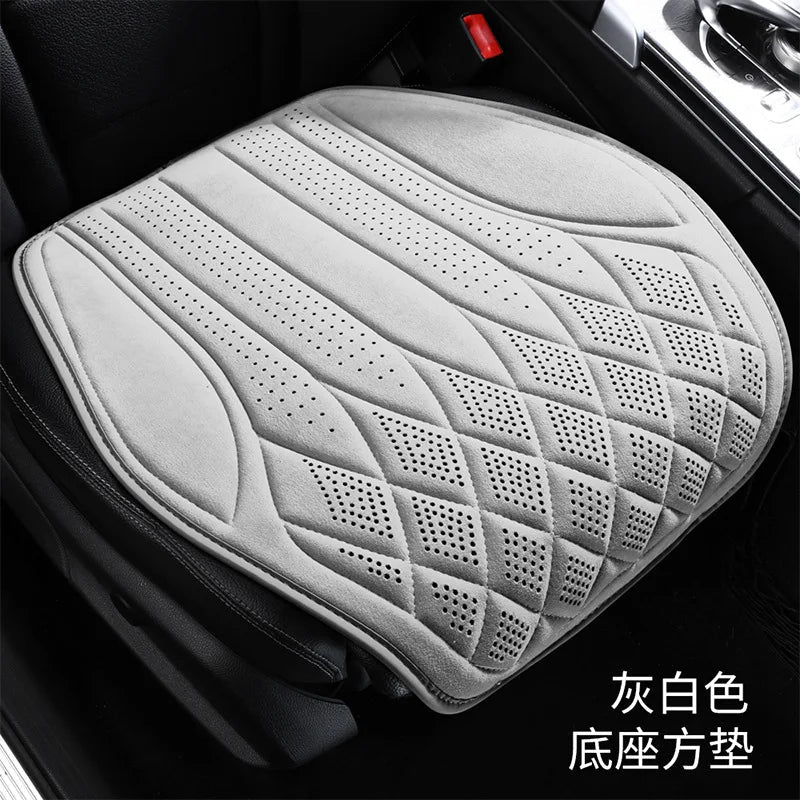 Light Luxury Suede Car Seat Cover Cushion Pad Breathable Cushion Fashionable Car Mat  Autumn and Winter Seat Cover Protector CM World