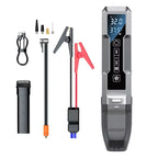 Vyvylabs Car Jump Starter Tire Inflator Vacuum Cleaner LED Emergency Light Portable Battery Booster 4-in-1 Roadside Rescue Tool
