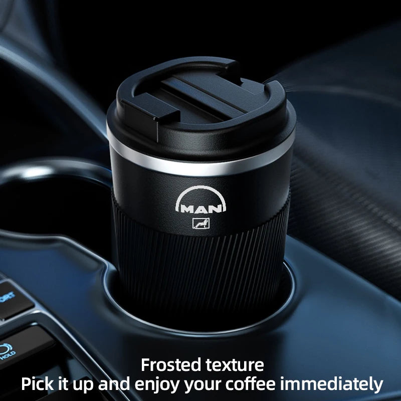 510ml stainless steel car coffee cup for MAN TGX TGM TGA TGS TGE business people thermos travel accessories CM World