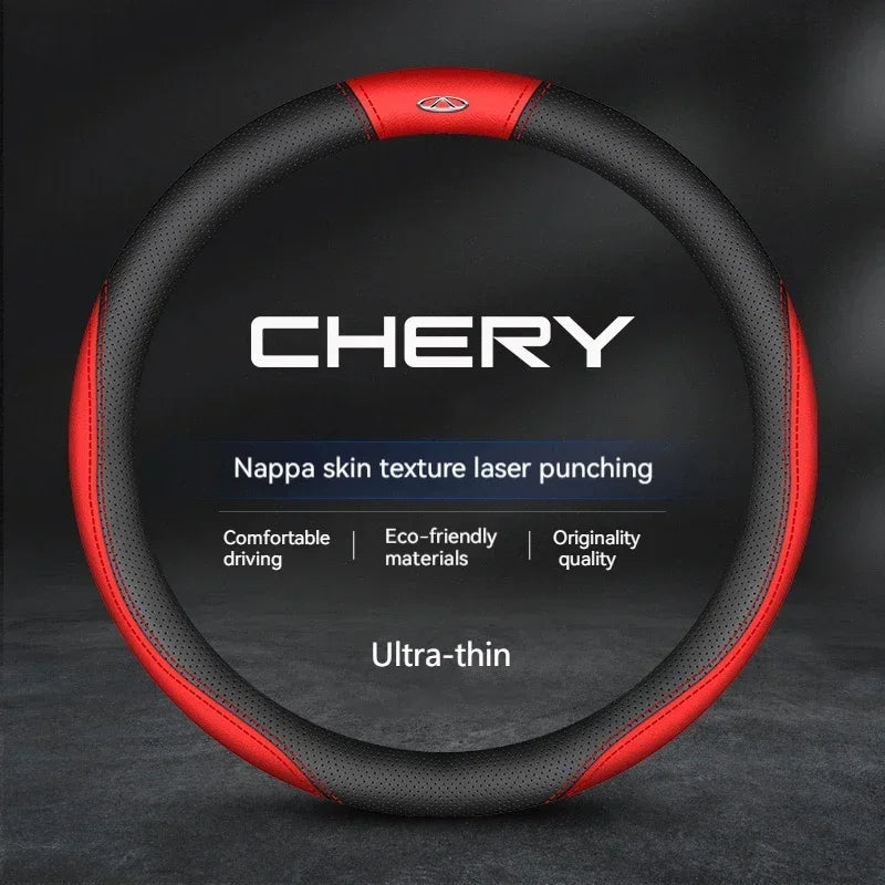 Suitable for Chery Series Arrizo Tiggo 7 4 3 5 Pro 8 Plus Car Suede Steering Wheel Cover Auto Accessories CM World